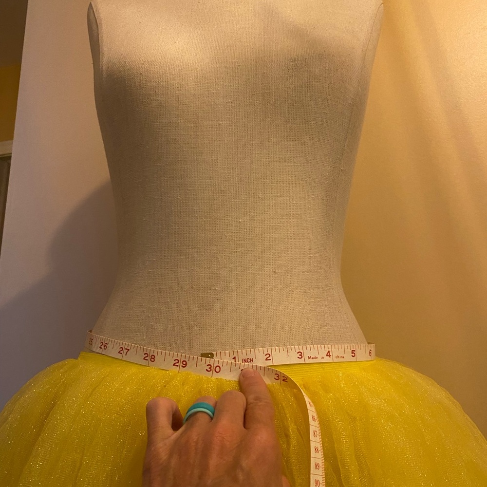 Yellow Tulle Skirt fairy core festival costume 🧚 - Picture 11 of 11